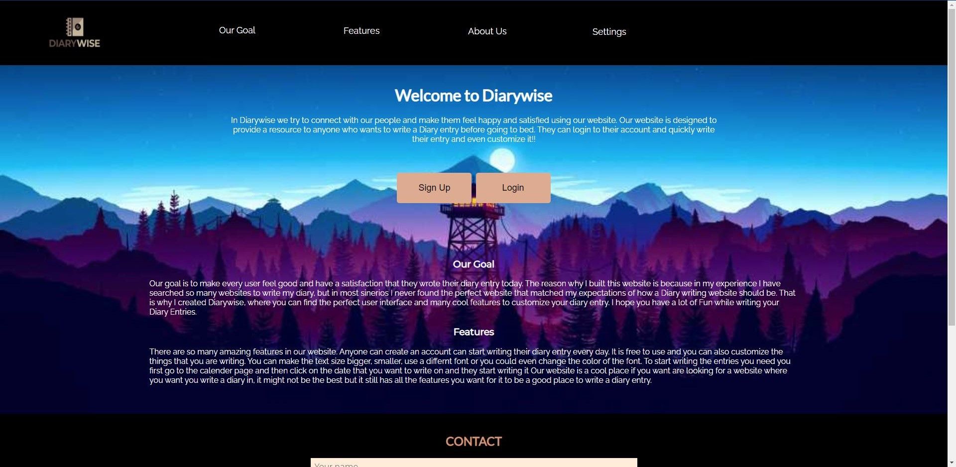 What is Diarywise?
